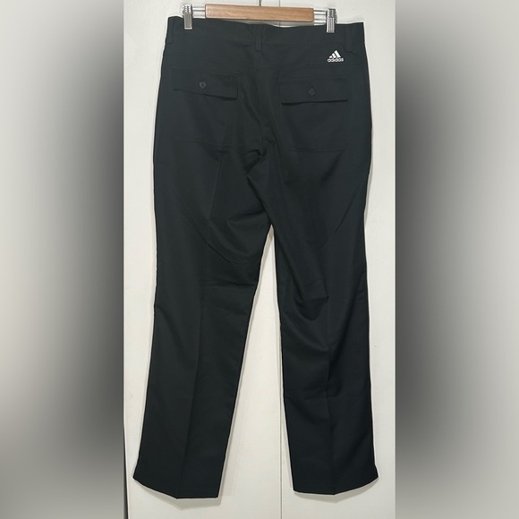 Adidas ClimaLite Black 4 Pocket Lightweight Golf Chino Athletic Pant Sz 32X32. - Picture 3 of 12